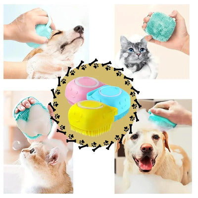 2 - in - 1 washing brush for dogs and cats - Pet Your Best