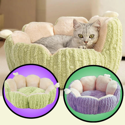 Anti - Stress Lotus Bed for Dogs and Cats - Pet Your Best